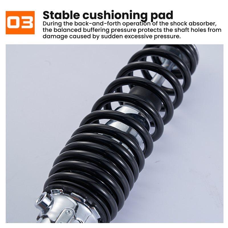 Replacement Rear Shock Absorber With Spring For Motorcycle 300MM 3000LB Steel Alloy Waterproof For JOG 100