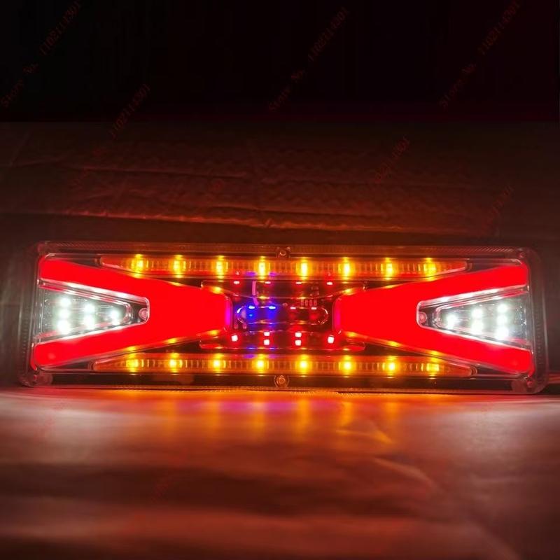 2PCS LED Trailer Tail Light Car Truck LED Night Running Lights Turn Signal Brake Stop Taillight for Truck Camper Van 12V 24V