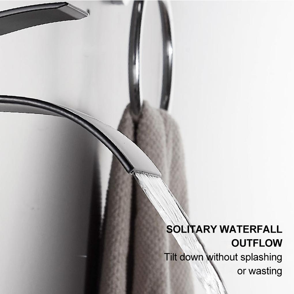 Basin Waterfall Sink Faucet Easy To Clean And Install Waterfall Basin Sink Faucet Bathroom Faucet