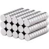 100 Pieces 6x3mm Decorative Magnets Kitchen Fridge Refrigerator Magnet for Crafts Whiteboard Office Magnet