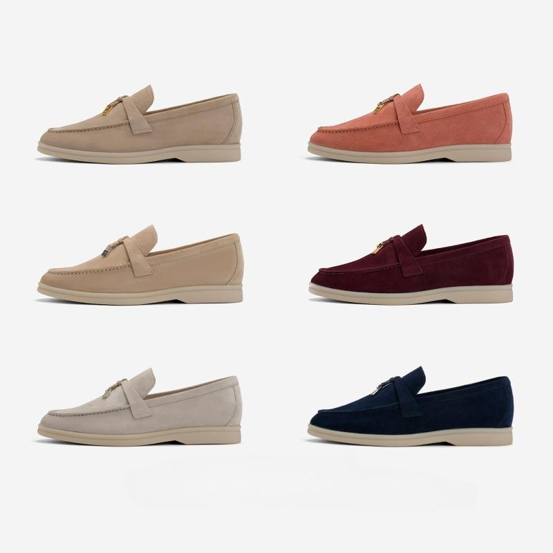 Classic New Niche Fashion Casual Flat-bottomed Lazy One-pedal Comfortable Versatile Soft-soled Soft-faced White-soled Shoes Women