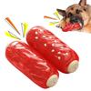 Simulation Sausage Shape Dog Chew Toothbrush Molar Stick Durable Teeth Cleaning Reduce Plaque Boredom Relief Pet Supplies