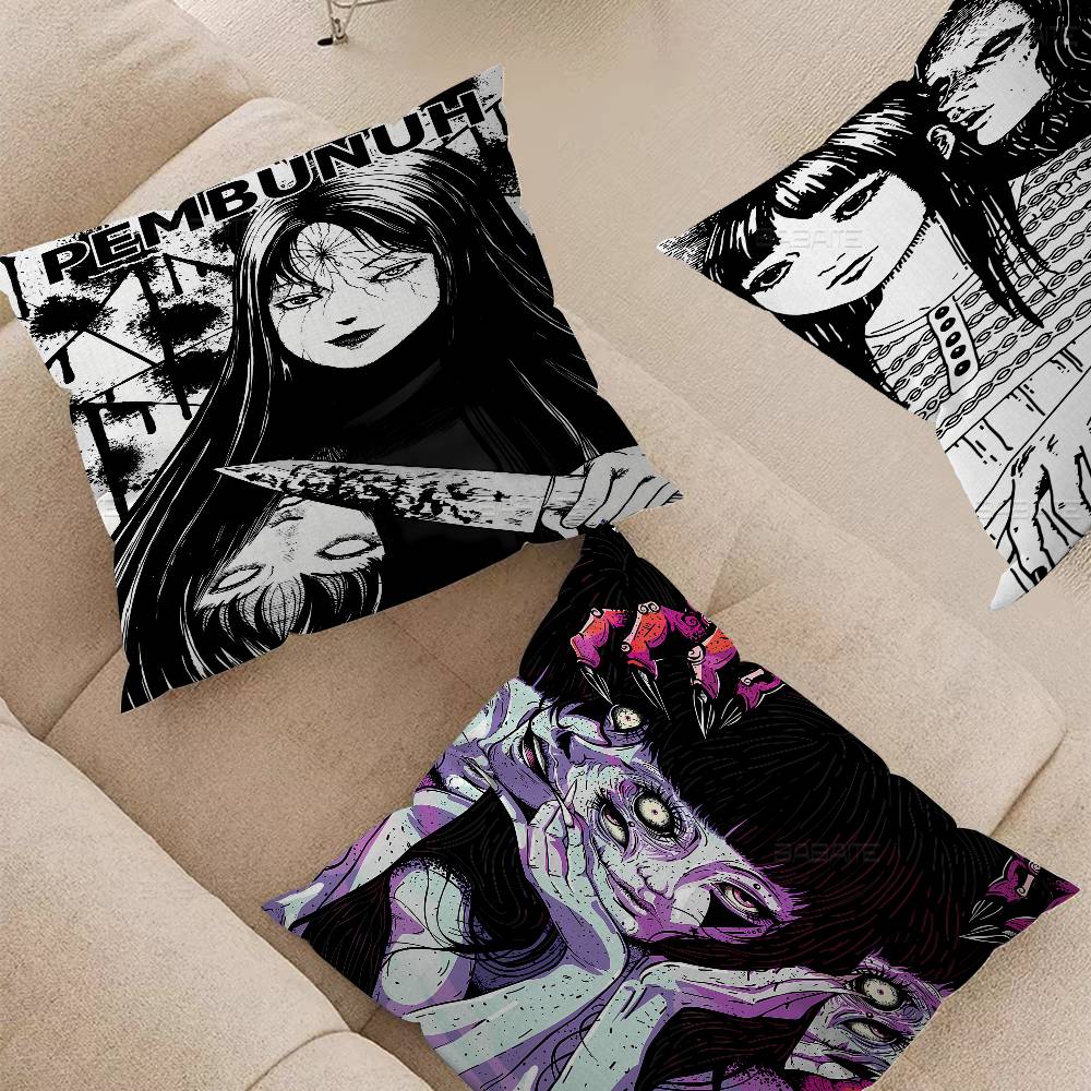 J-Junji Ito T-Tomie Pillow Anime Pillow Sofa Bed Head Pillow Cover Cushion Cover 45x45 Cm Fashion