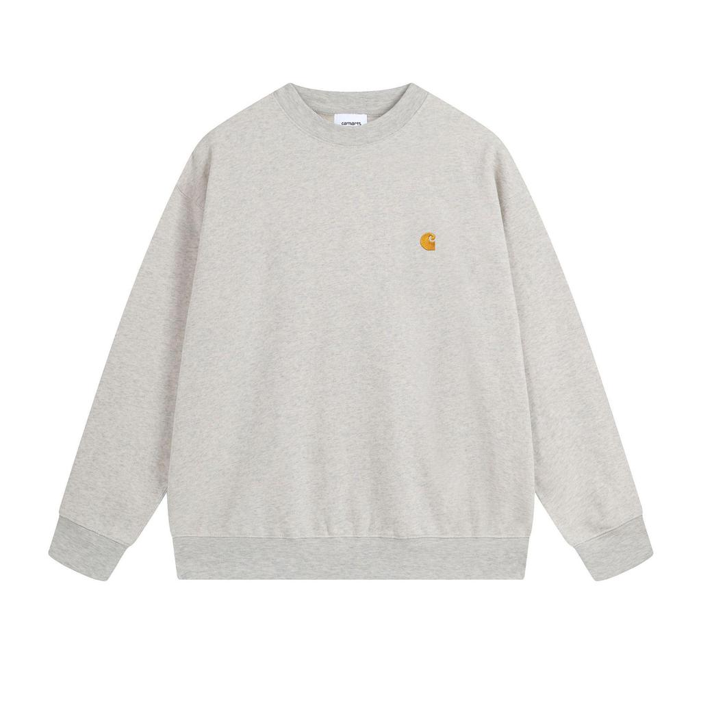 Trendiger Herren Carhartt Loopback Hoodie mit klassischer Logo-Stickerei