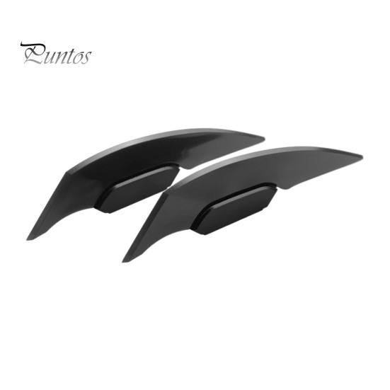 

1 пара крыльев мотоцикла фиксированное крыло спойлер для мотоцикла электровелосипеды простая установка стильное универсальное устойчивое крепление крыла мотоцикла для квадроциклов чёрный