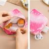 Fashion Women's Small Cosmetic Bag Travel Mini Sanitary Napkin Storage Bag Coin Money Card Lipstick Storage Bag Wallet Makeup