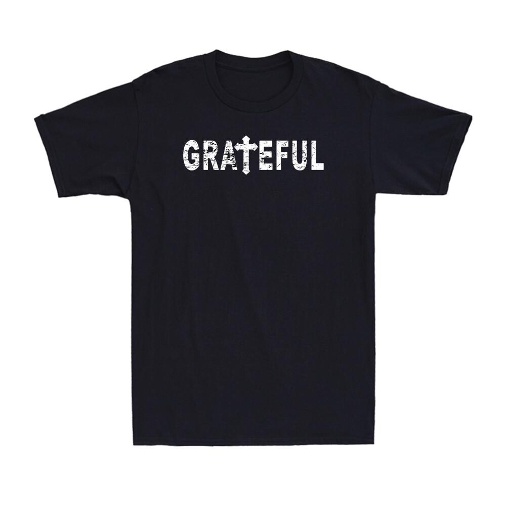 Grateful Religious Tshirt Jesus Cross Christian Religion God Gift Unisexs Tshirt