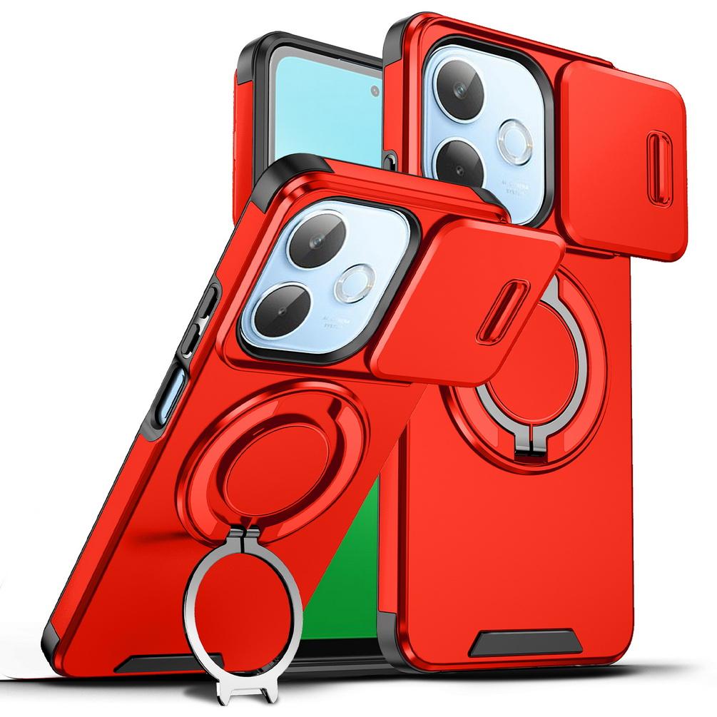 Sliding Camera Protects Phone Case for OPPO A5 Pro A3x A3 A40 A60 OPPO Reno 13F Reno 13 Pro Reno13 Metal Bracket Rugged Cover