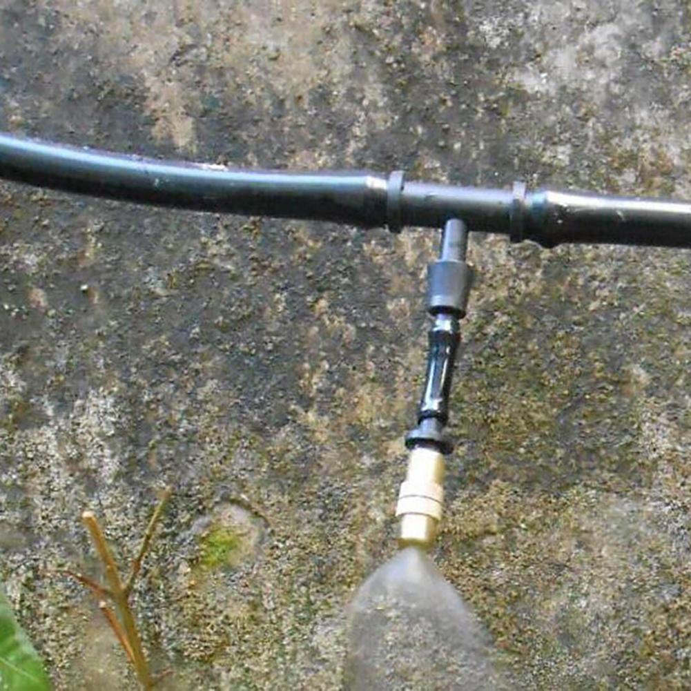 10-100pcs Adjustable Copper Mist Nozzle Garden Sprayer Nozzle Greenhouse Lawn Water Sprinkler Outdoor Garden Equipment