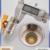 Brass Ball Valve with Copper Core: Male/Female, Double Female, 1/2", 3/4", 1" Sizes, for Water and Gas Pipes.