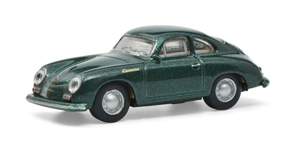 Schuco Porsche 356 Coupe Green Schuco Diecast Car 1/87