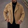 Men's Loose Casual Woolen Coat for Cross-Border Trade