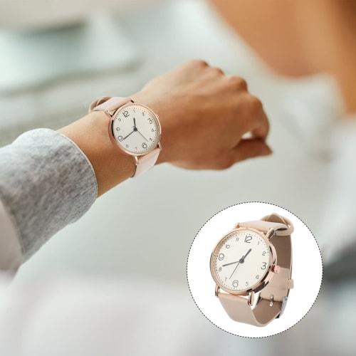 POPETPOP Kids' Watch, Student Watch, Children's Watch, Women's, Waterproof, Leather Strap, Girls, Students