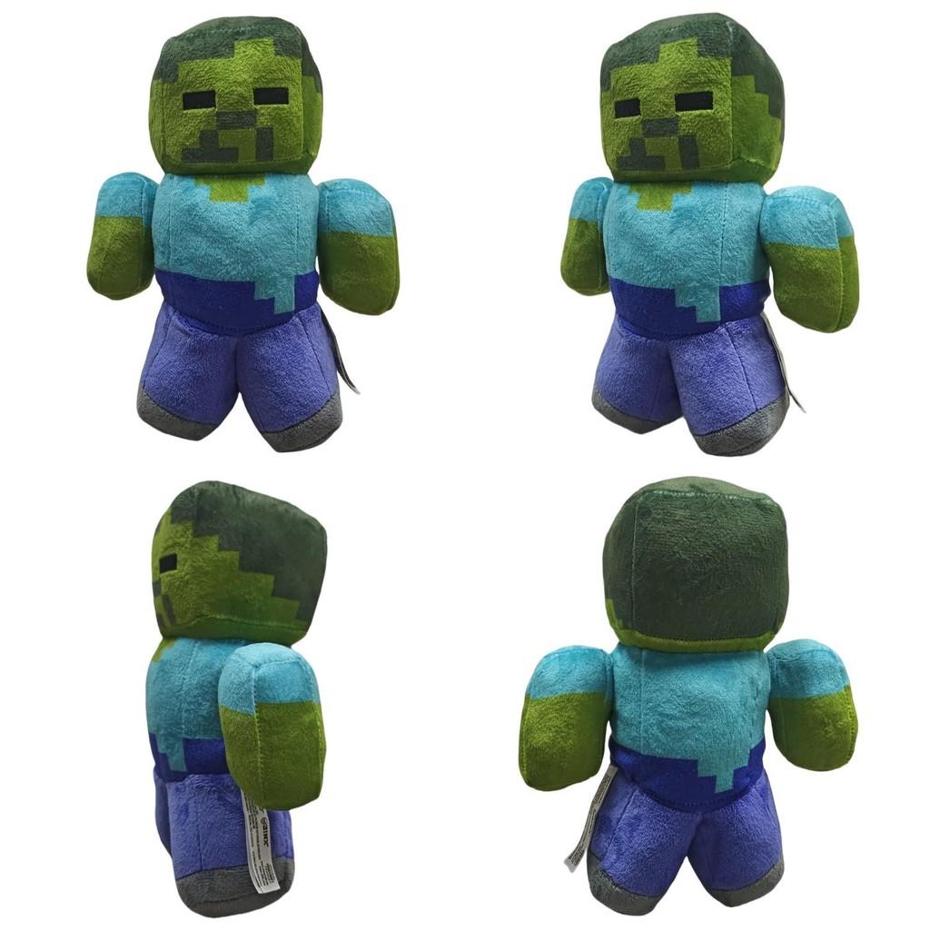Minecraft Character Game Green Zombie Plush Doll Toy For Decoration Room