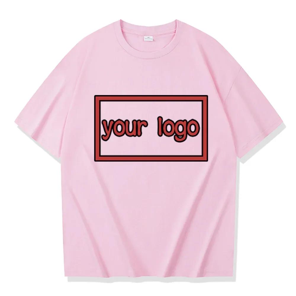 Customized Printed Leisure T Shirt Harajuku Women Men Tee Diy Your Like Photo or Logo T-Shirt Custom Drop Shipping Tshirt