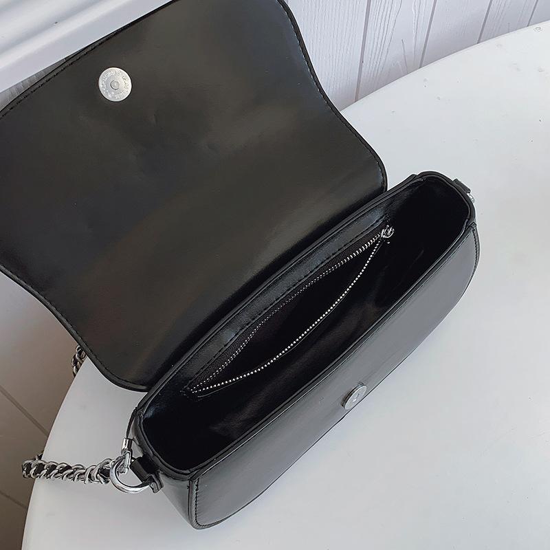 New fashion niche chain saddle bag versatile shoulder crossbody trendy women's bag