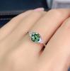 Lindon Classic Copper Alloy Zircon Ring Ladies Jewelry Wedding Promise Party Gift