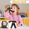 Plush Character Doll Soft Stuffed Toy Unique Circus Jester Design Fabric Material Collectible Plush Toy for Display or Gift