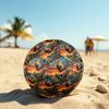 1pc Rooster Sunset Theme Soccer Ball Football, Size 5, Lightweight PVC, Durable Outdoor Training Soccer Ball, Gift m6149