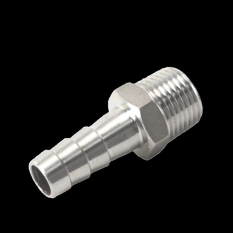 Taizhu 304 Stainless Steel Hexagonal Barb Hose Adapter