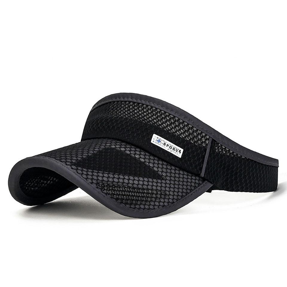 1Pcs Sunscreen Hollow Top Hat Extended Brim Sunscreen Mesh Hat Outdoor Sports Hollow Brim Sunscreen Hat Circle Men Women