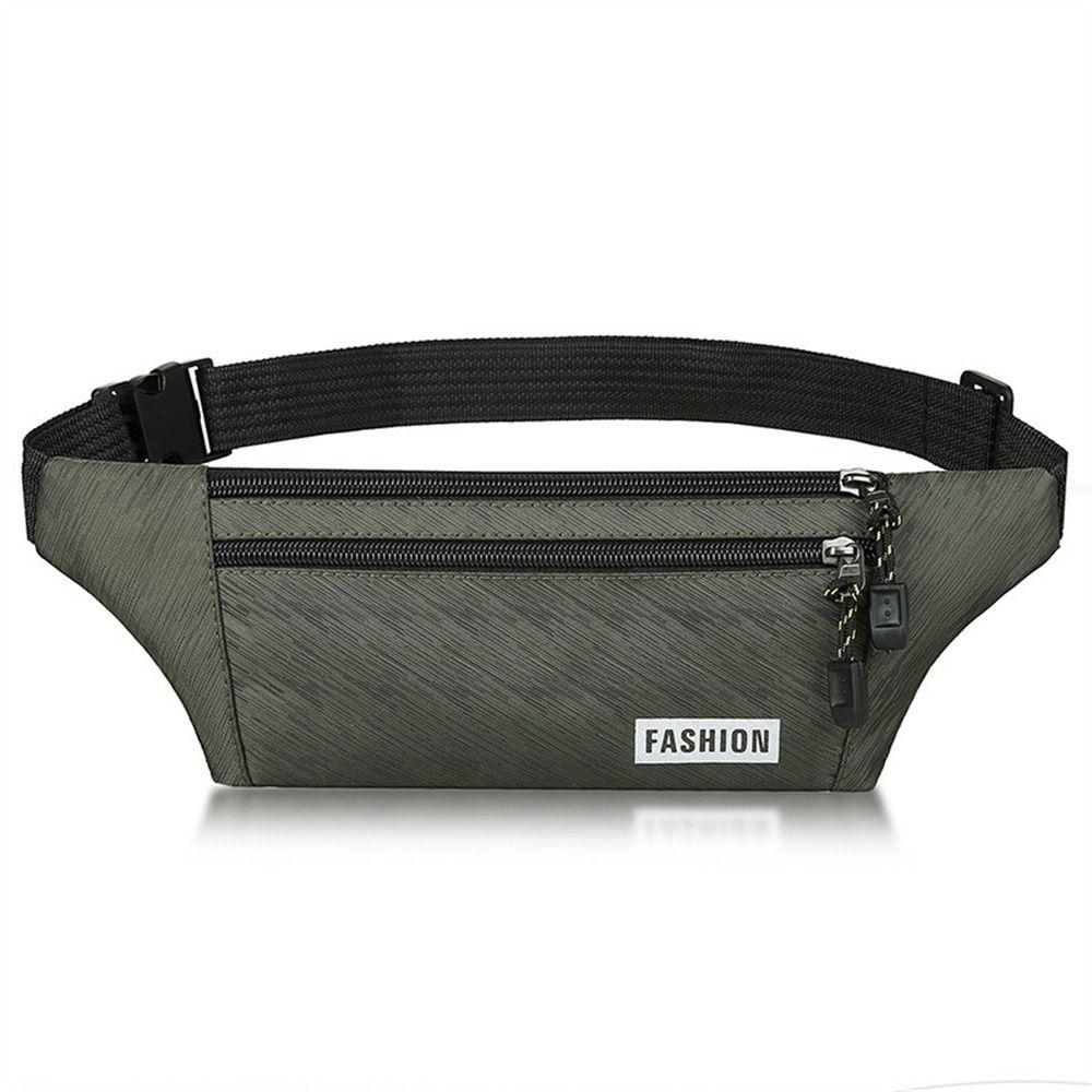 

Водонепроницаемая нагрудная сумка, износостойкая поясная сумка, модная поясная сумка для мужчин и женщин зелёный