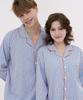 [Dossy] 2-Piece Silky Fit Sierre Long-Sleeve Couple Pajama Set [Shipped from Korea] 100% Authentic