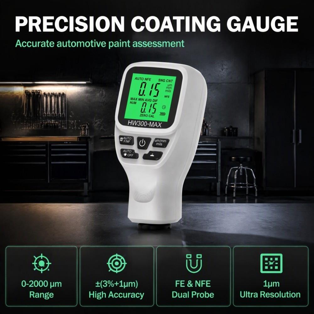 Portable Handheld Coating Thickness Meter Paint Depth Meter For Automotive Paint