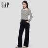 Gap Women's Embroidered Logo Fleece Flare Sweatpants