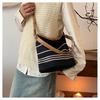 IELGY Casual Plaid Bucket Bag All-Match One-Shoulder Large-Capacity