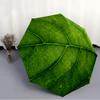 1 PC Automatic Folding Umbrella -Slices of plantsPattern,Portable & Foldable Design with 8 Ribs,Christmas Birthday Gifts