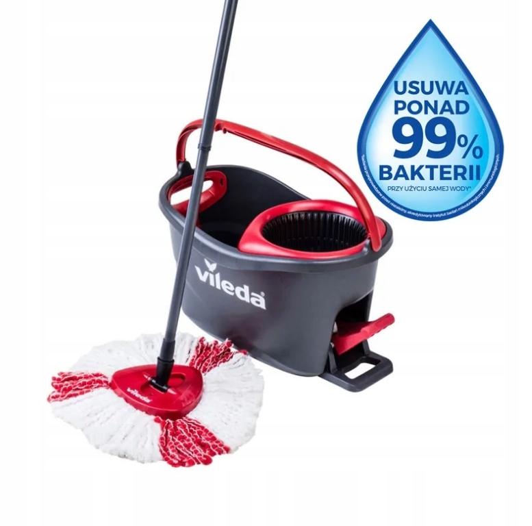 Vileda Spin Mop with Turbo Bucket for Quick Cleaning
