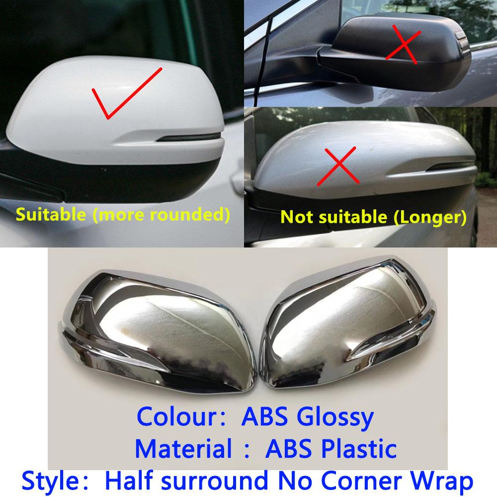 For Honda CRV CR-V 2012 2013 2014 2015 2016 Car ABS Decoration Stick Stick Rear View Eyebrow Side Glass Mirror Cover Trim Frame