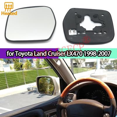1 PC Door Wing Mirror Glass Heated Left Right Side Car-styling Rearview Mirror Heating for Toyota Land Cruiser LX470 1998-2007