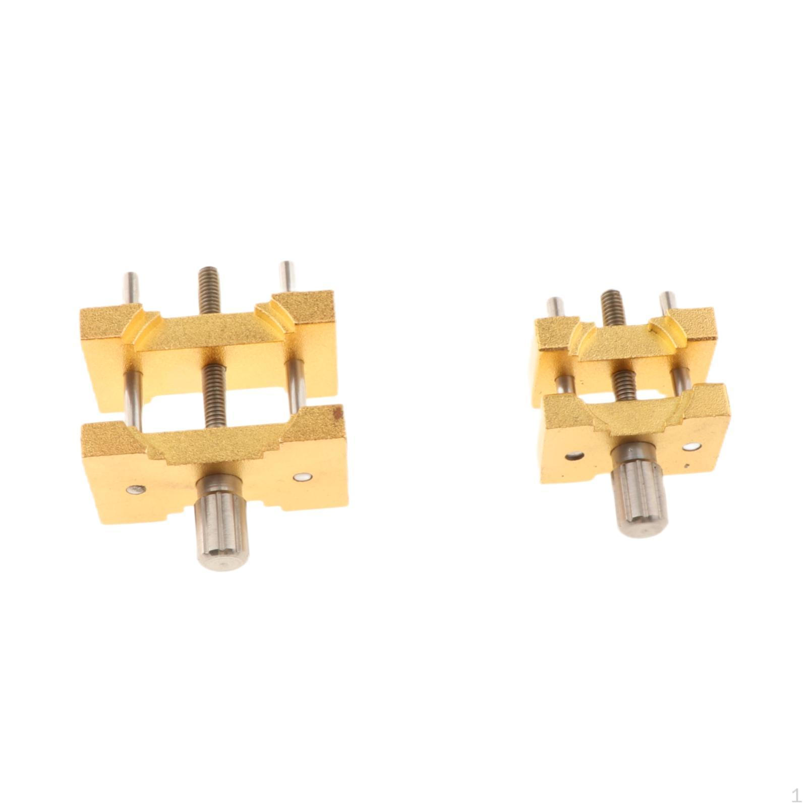 

2x Watch Movement Holders Fixed Bases Repairing Accessories Practical