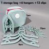 with Storage Bag Foldable Hanger Save Space Anti Slip Travel Drying Rack Load-Bearing Strong Ultra Light Clothes Rack