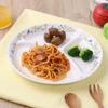 [22cm 3-Compartment Lunch Plate] Marukupage (Official) Excellent drainage, durable, suitable for children, dishwasher and microwave safe, ideal for nu