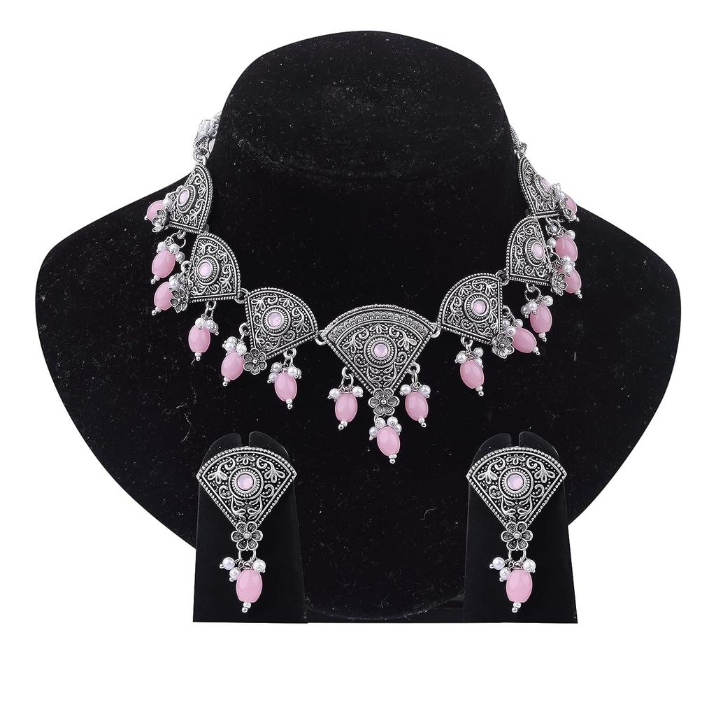 Fashion Silver Oxidised Jewellery Necklace for Women Premium Quality jewellery For WOMEN