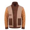 Brown Cow Leather Jackets Men Genuine Leather Einstein Coat Slim Fit Jacket Man Business Clothes Autumn