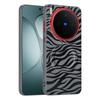 For Vivo X300 X200 X200S Ultra Case Dairy Cow Zebra Leather Magnetic Suction Keys Lens Frame Anti-Fingerprint Soft Cover