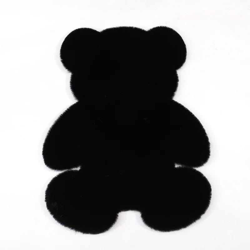 Super Soft Cute Bear Shaped Carpet Bedroom Soft Bedside Carpet Living Room Bathroom Non-slip Foot Mats Home Decor