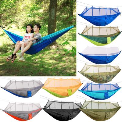 Outdoor Double Green Sky Tent Hammocks With Net