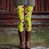 Women's Casual Fashion Outdoor Christmas Printed Slim Elastic Yoga Pants Cropped Pants