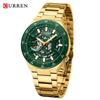 CURREN Casual Fashion Multifunction Mechanical Watch for Men Top Brand Luxury Original Stainless Steel Wrist Watch