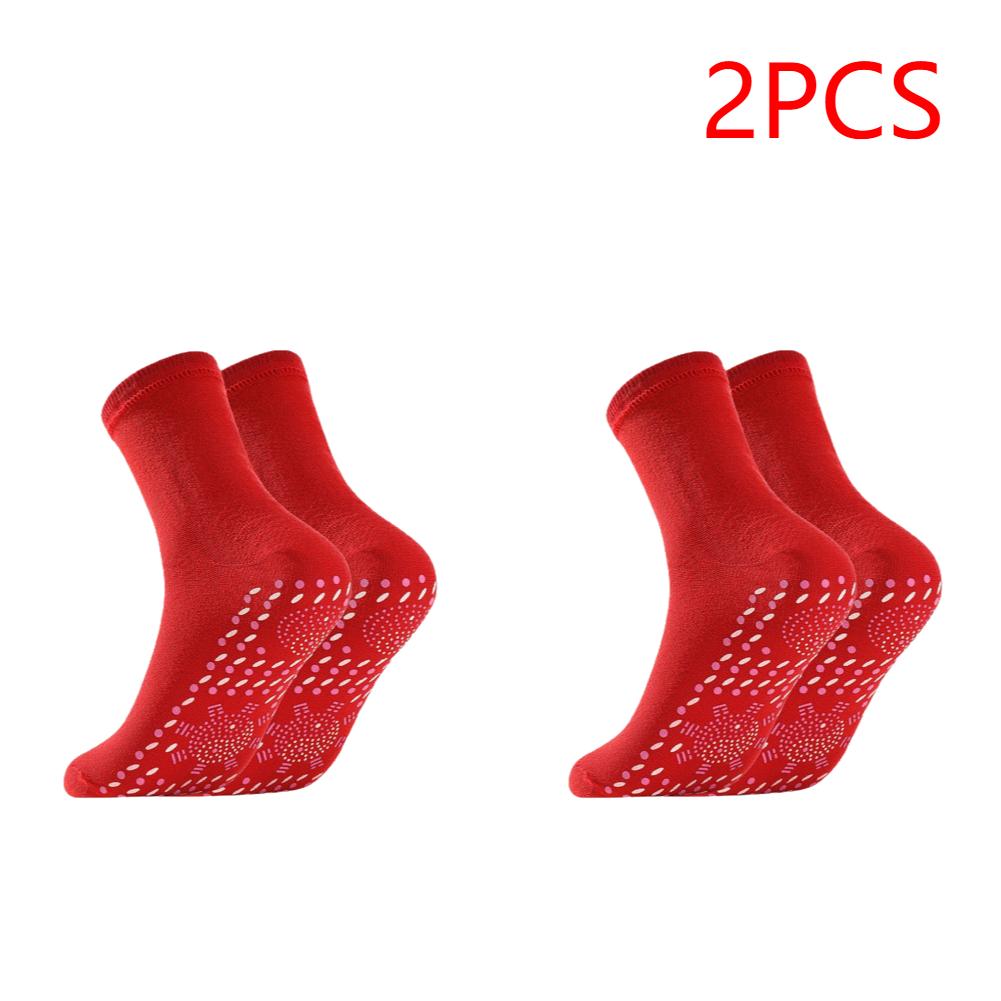 1-5Pair Self-Heating Shaping Socks Pain Relief Foot Therapy Thermal Socks Warming Tourmaline Cold-Resistant Christmas Winter
