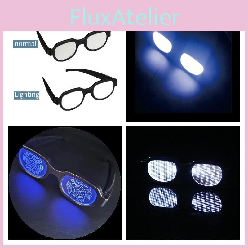 Famous Conan Detective Light Up Glasses Usb Rechargeable Animated Character Cos