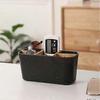 Box Capacity Multi-compartment Toothbrush Holder Large Desktop Storage Sundries Case Makeup Container Bathroom Accessories 25-26s