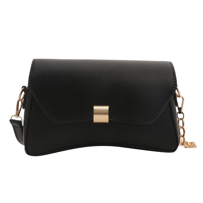 Summer 2024 Fashionable Chain Shoulder Bag With Lock Buckle Small Square Bag