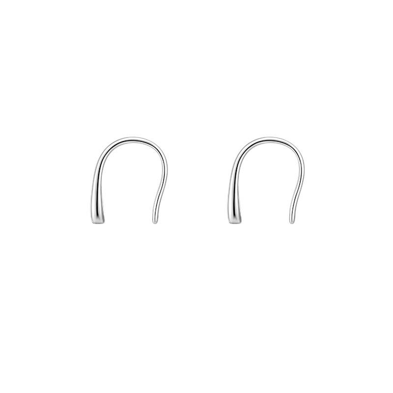 2022 Trendy Water Drop Silver Needle Stud Earrings for Women - High-End Summer Accessory