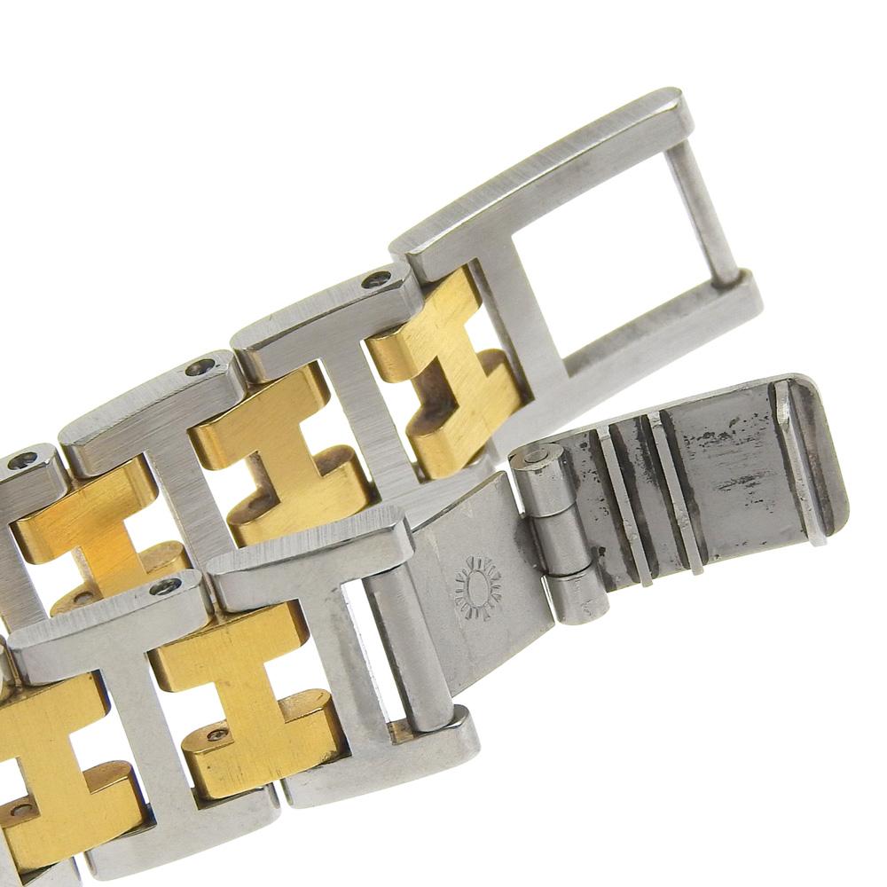 Hermes Windsor Watches goldDial Stainless Steel/Plated Gold Quartz Analog Display Women Used